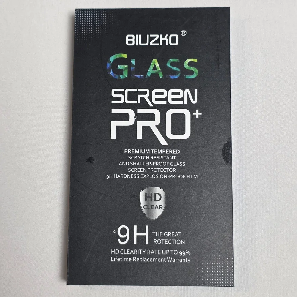 BIUZKO Screen Protector Google Pixel 2 Clear 2-Pack Tempered Glass 9H Hardness